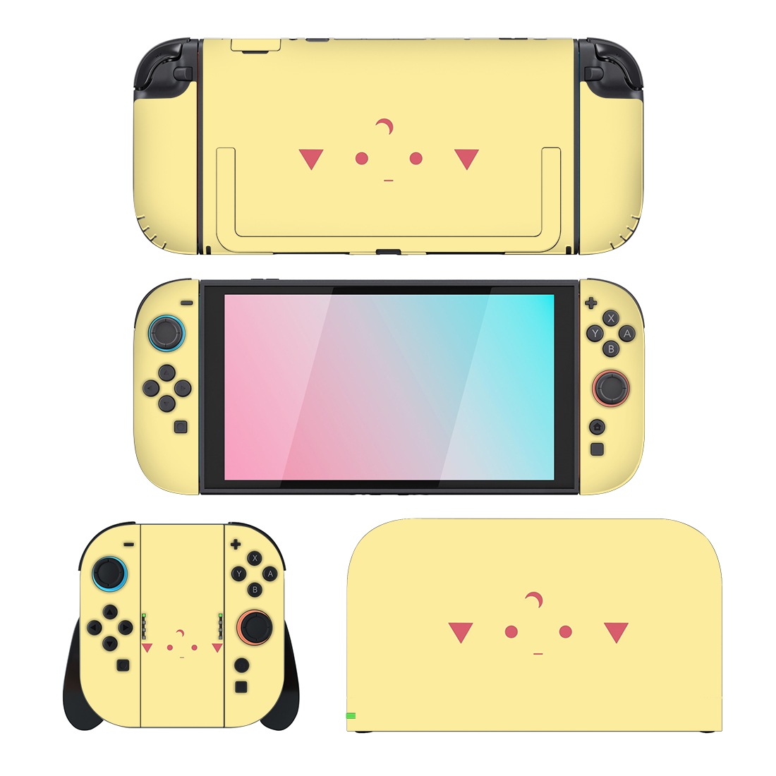 Gaming Accessories Pink - Nowa naklejka ochronna z motywem anime
