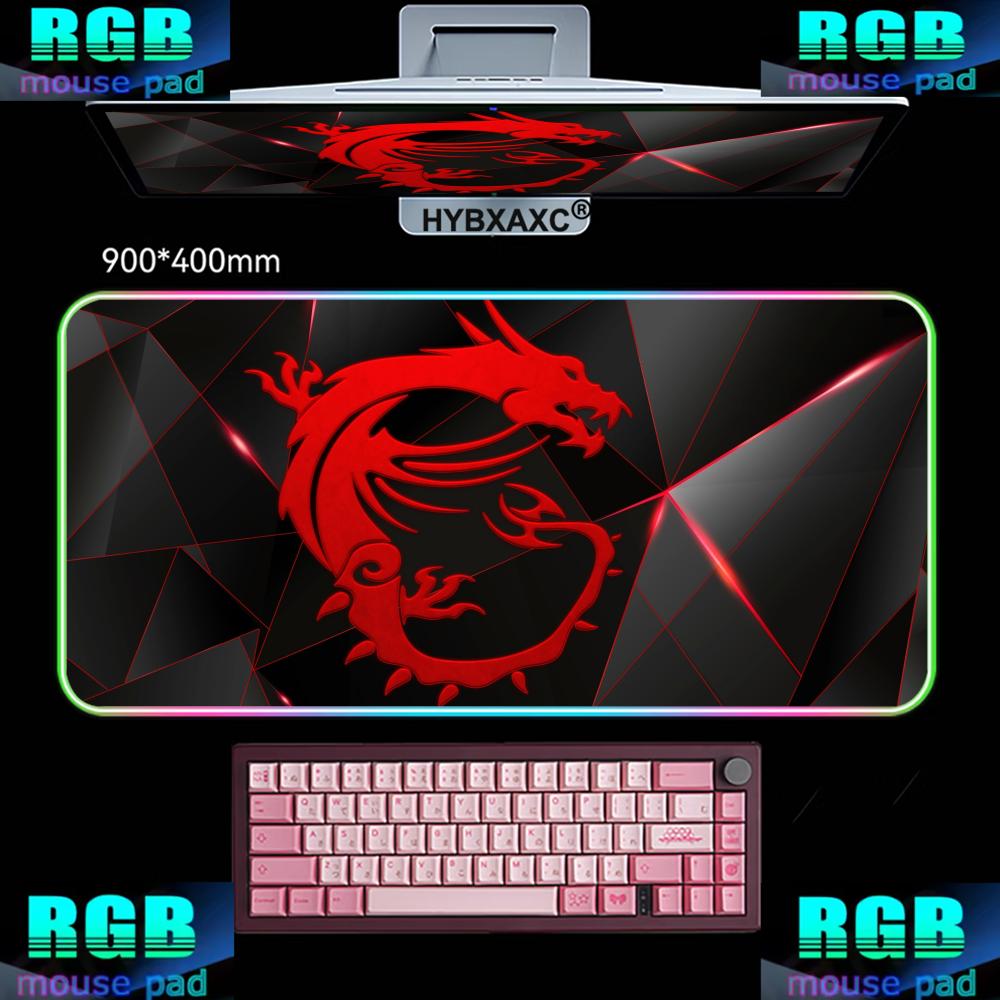 Gaming Accessories Logo - Podkładka pod mysz gamingowa RGB MSI