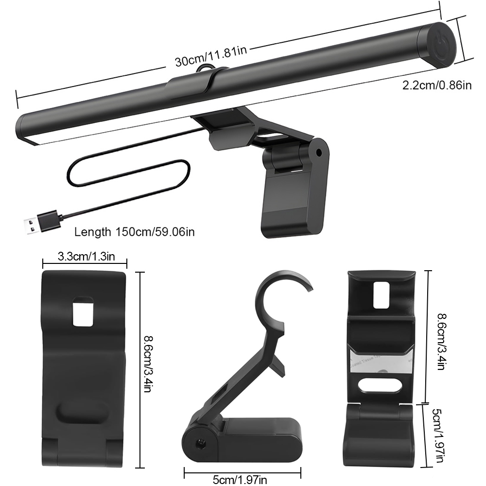 Gaming Accessories Wall Mount - Lampa na monitor komputera stacjonarnego, wisząca
