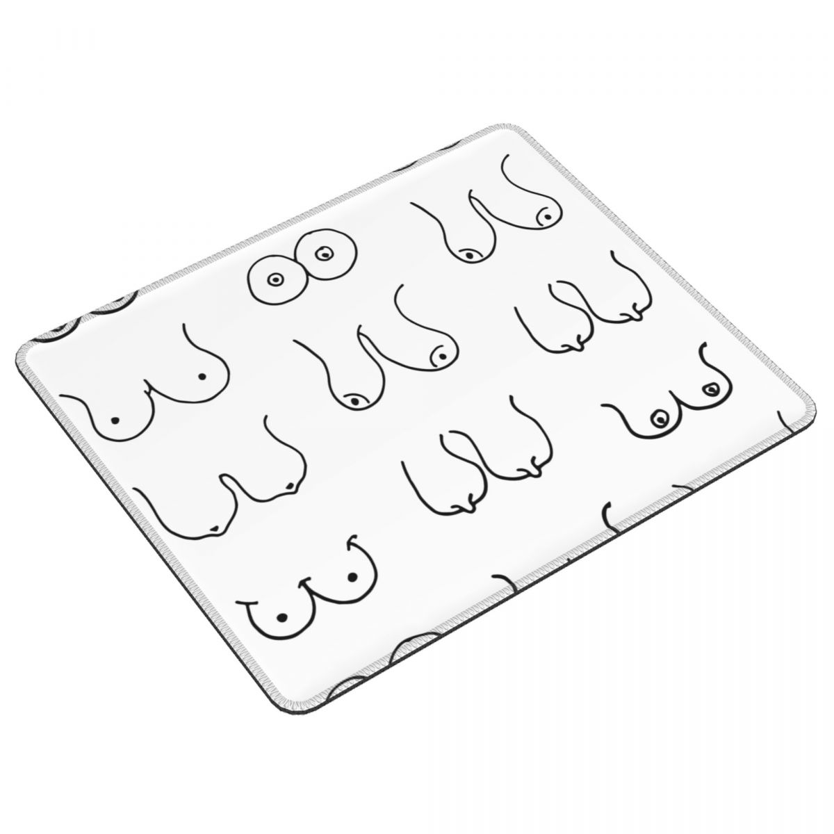 Gaming Accessories Drawing - Podkładka pod mysz z czarno-białym rysunkiem
