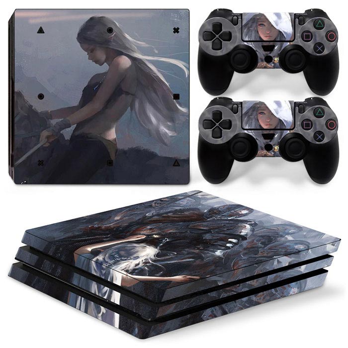 Gaming Accessories Drawing - Ładna dziewczyna styl naklejka ochronna dla