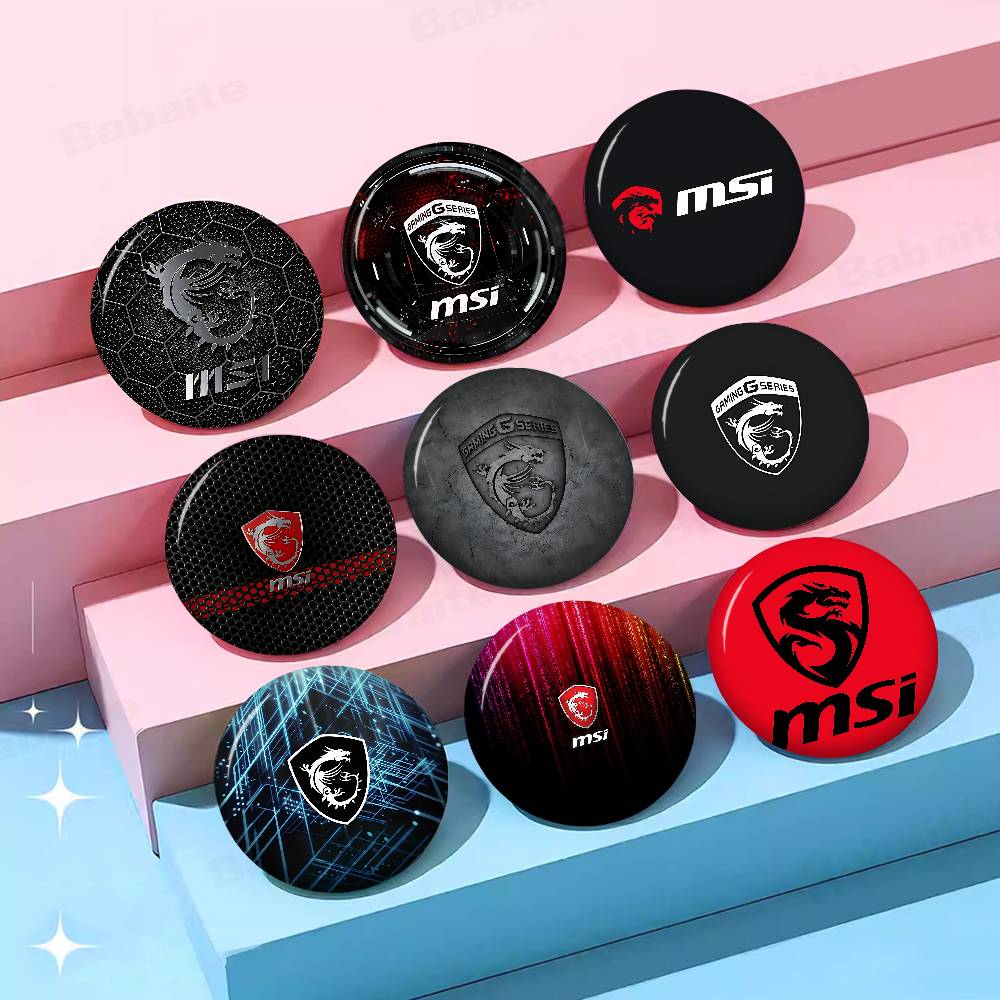 Gaming Accessories Logo - Gamingowa przypinka/broszka M-MSI Dragon Logo 58mm