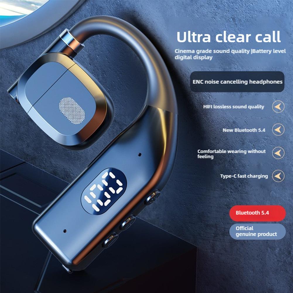 Gaming Headphone Accessories - Bezprzewodowe słuchawki Bluetooth 5.4 z zaczepami