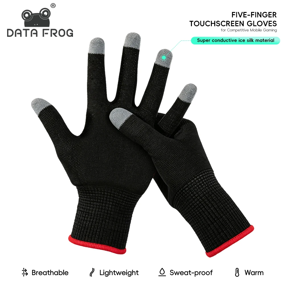 Gaming Accessories Drawing - Rękawice do gier Data Frog, poprawiające