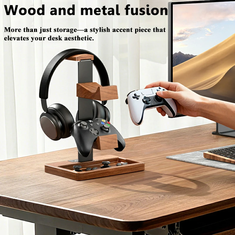 Półka ścienna z litego drewna  – Gaming Accessories Wall Mount recenzja i cena