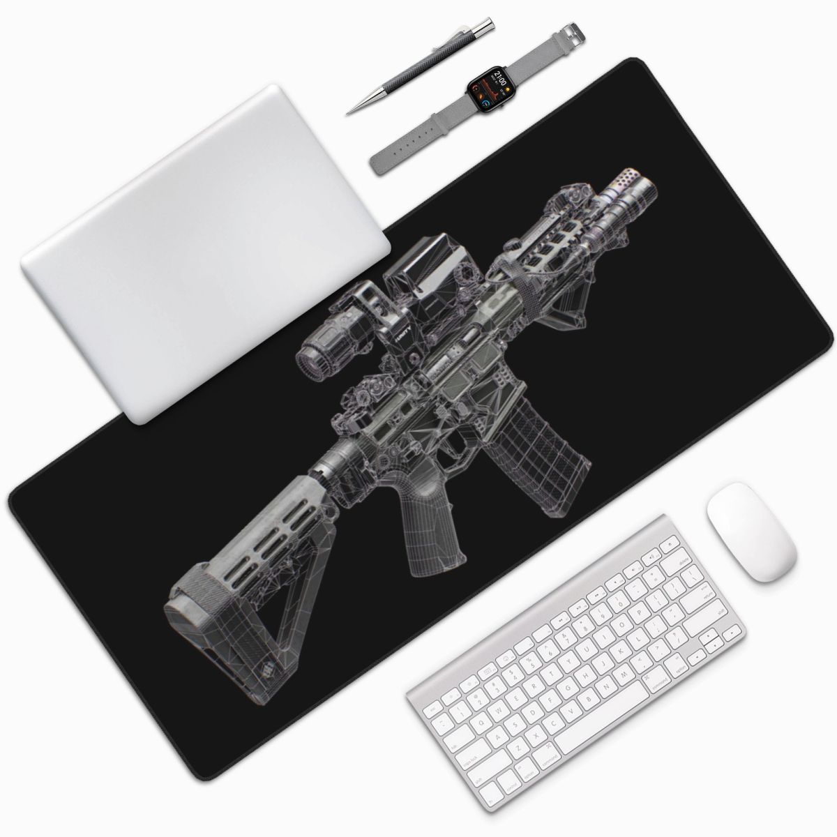 Duża podkładka pod mysz z moty – Gaming Accessories Drawing recenzja i cena