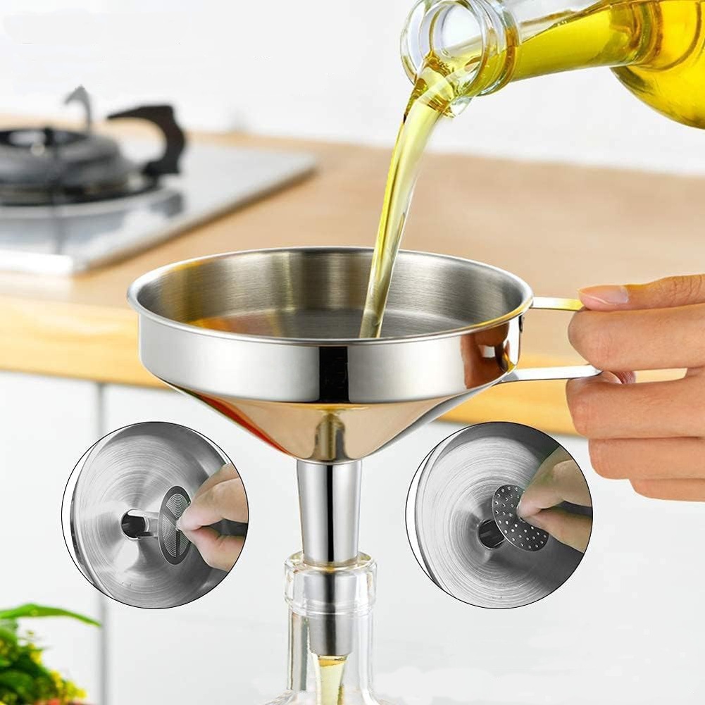 1 szt. Stalowy lejek do oleju  – Gaming Kitchen Accessories recenzja i cena