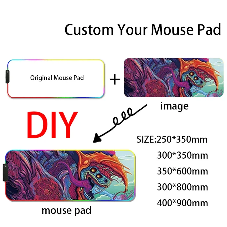 Podkładka pod mysz DIY z własn – Gaming Accessories Logo recenzja i cena