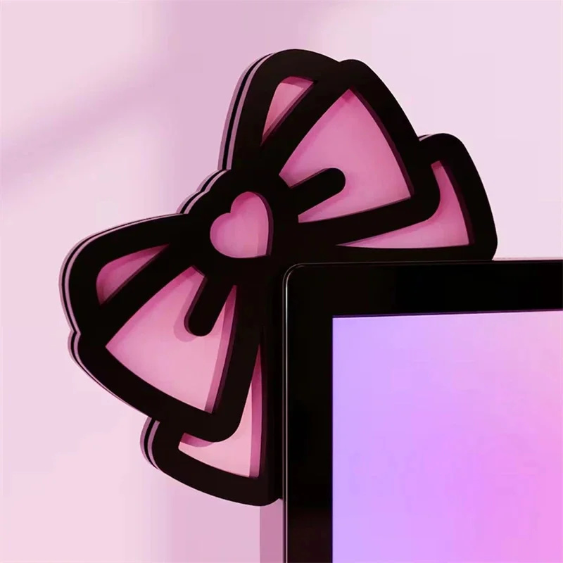 Urocza różowa akrylowa kokardk – Gaming Accessories Pink recenzja i cena
