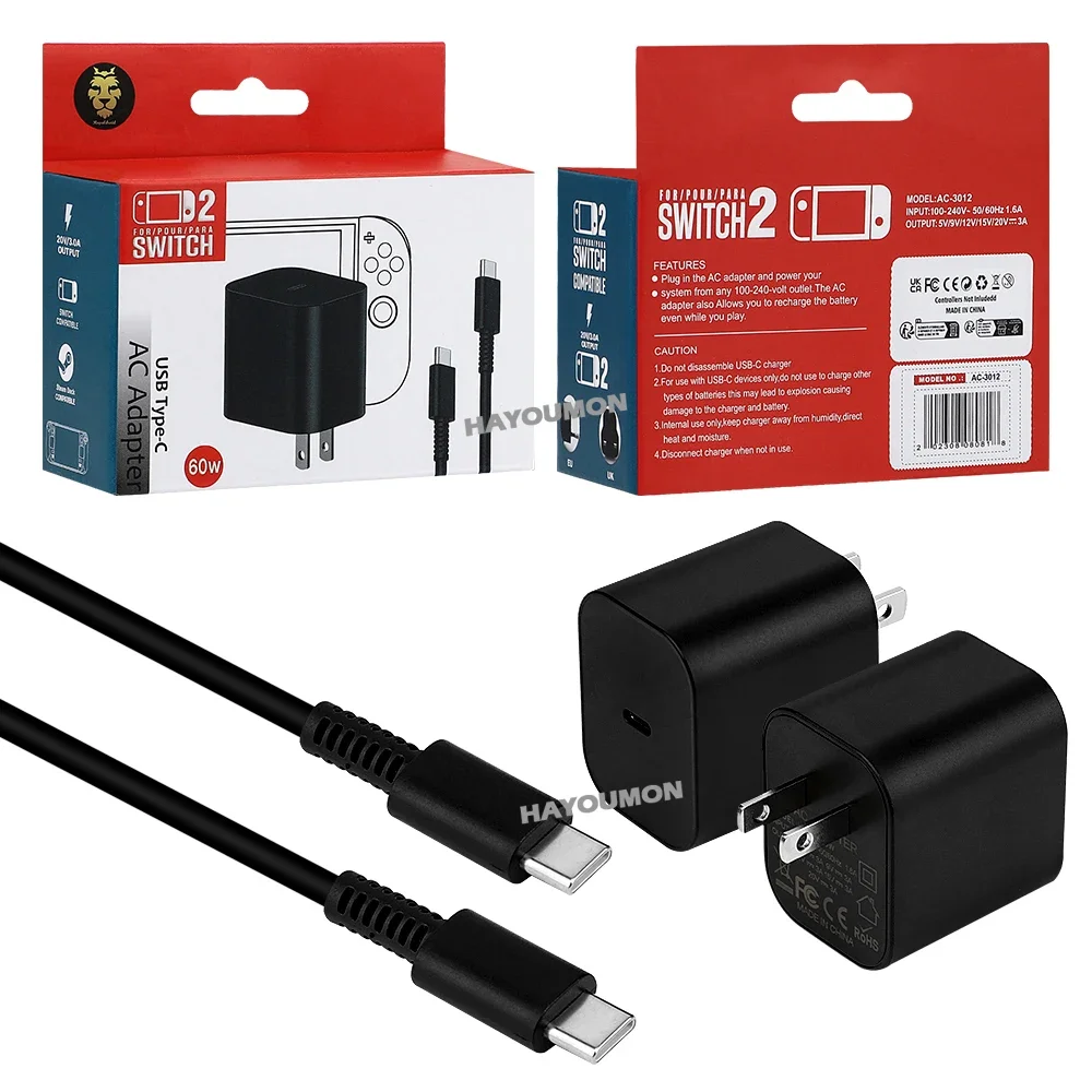 Zasilacz sieciowy do Switch 2, – Gaming Accessories Wall Mount recenzja i cena