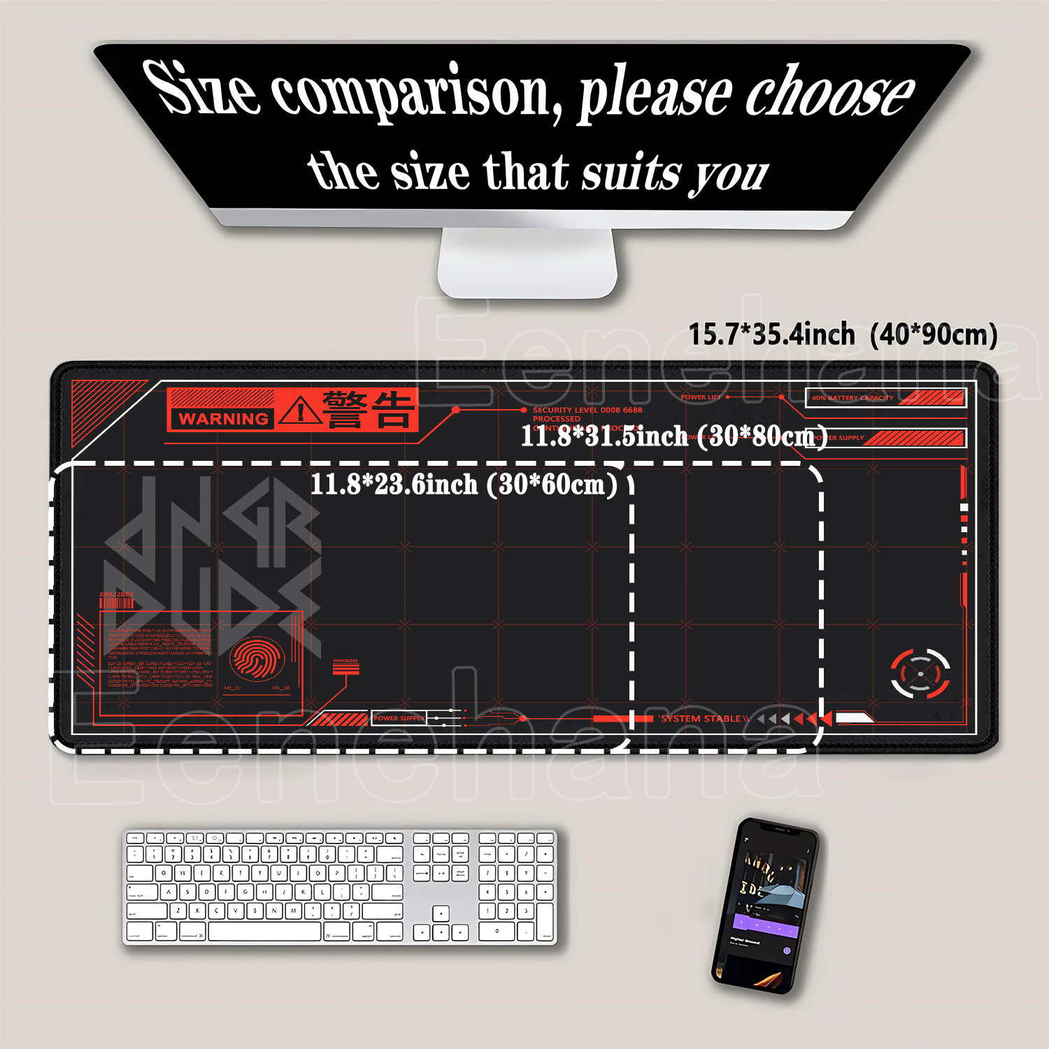 Duża podkładka pod mysz z nadr – Gaming Accessories Drawing recenzja i cena