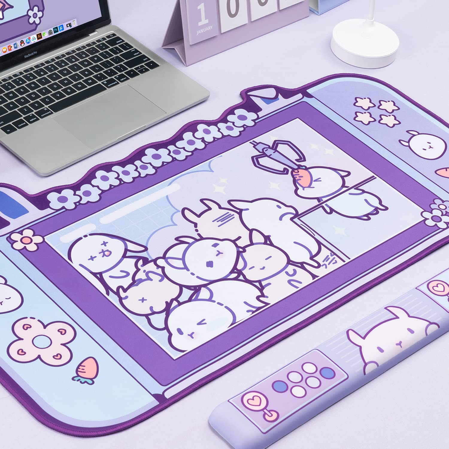 Duża podkładka pod mysz do gie – Gaming Accessories Pink recenzja i cena