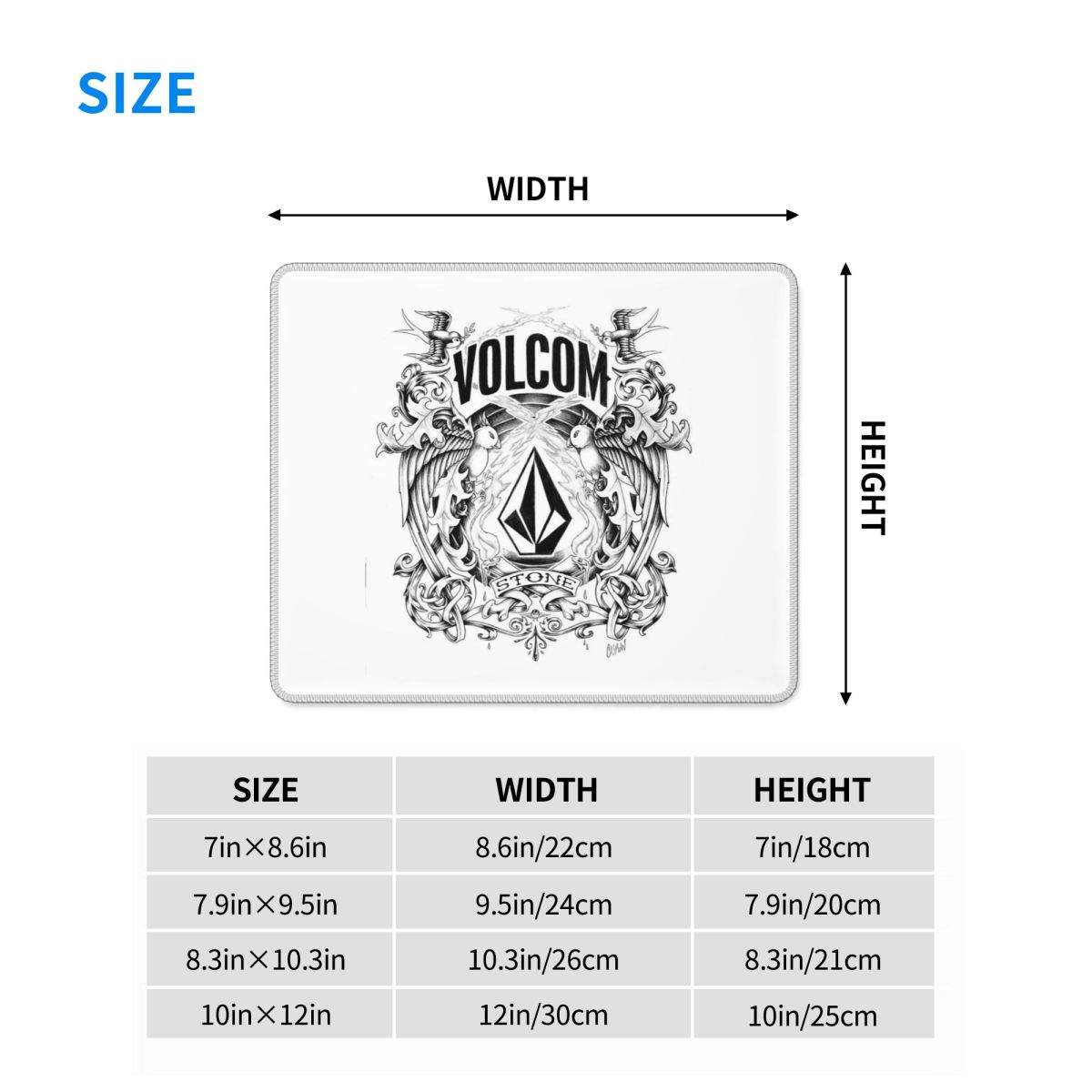 Podkładka pod mysz V-Volcom z  – Gaming Accessories Logo recenzja i cena