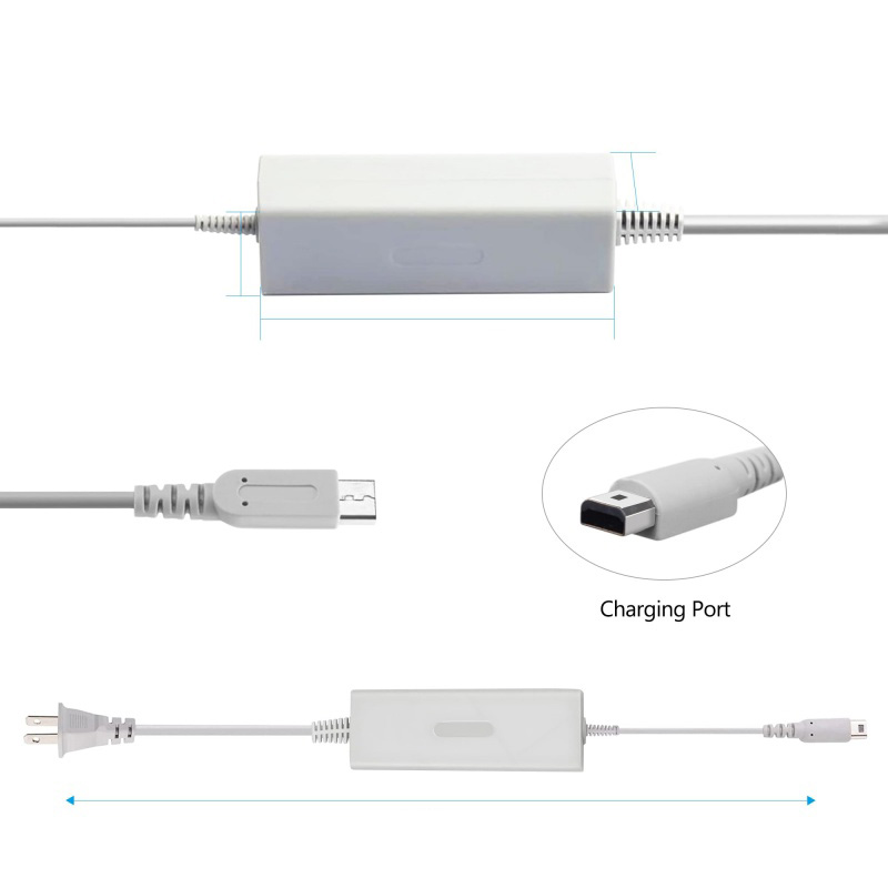 Ładowarka do kontrolera Wii U, – Gaming Accessories White recenzja i cena
