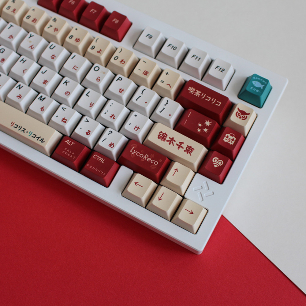 Lycoris Recoil Anime PBT Keyca – Gaming Accessories White recenzja i cena